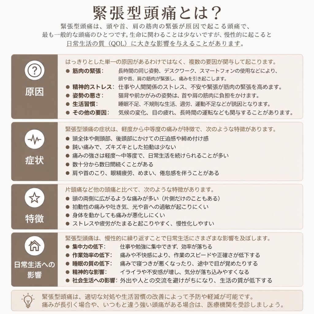 緊張型頭痛とは？