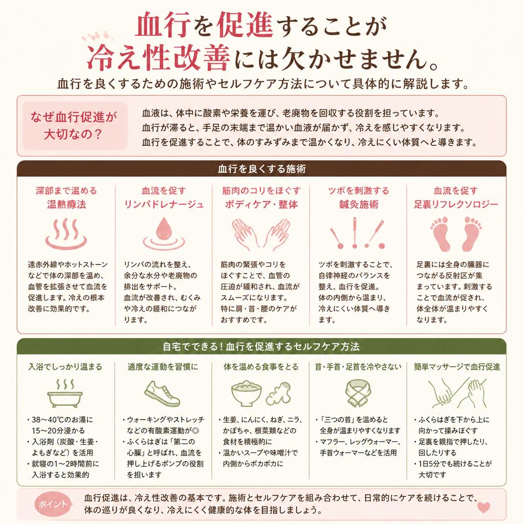 血行促進の重要性