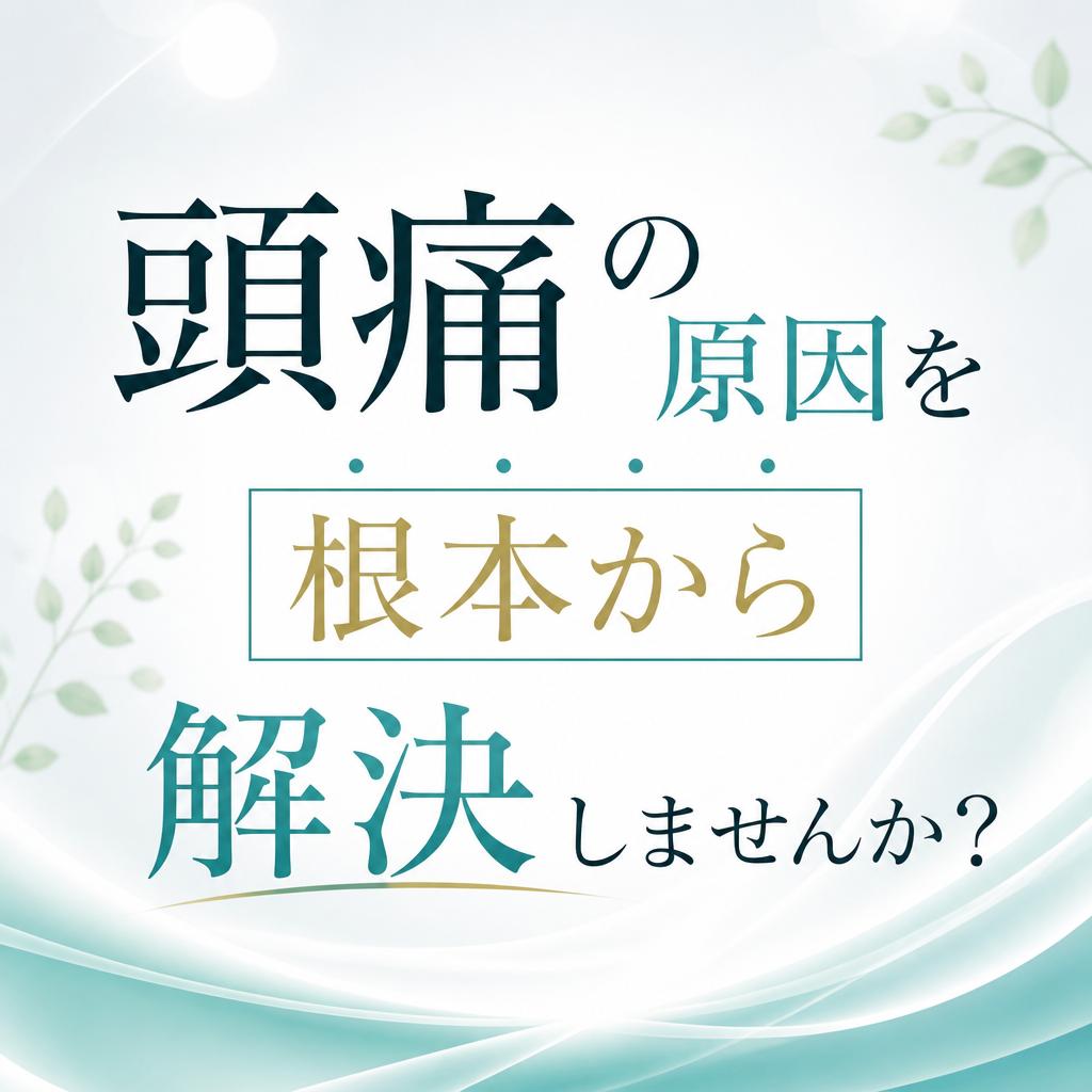 頭痛が起きる要因は〇〇筋にある？②|茨城県ひたちなか市で整体ならBody Make Salute