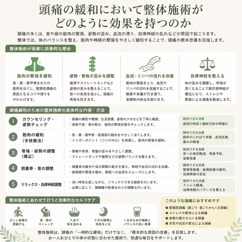 整体施術の重要性