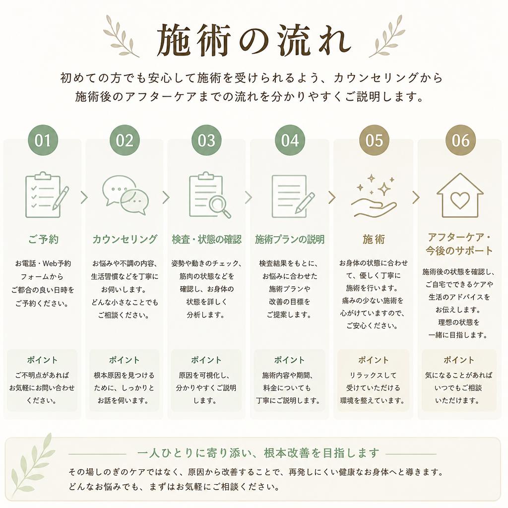 施術の流れ