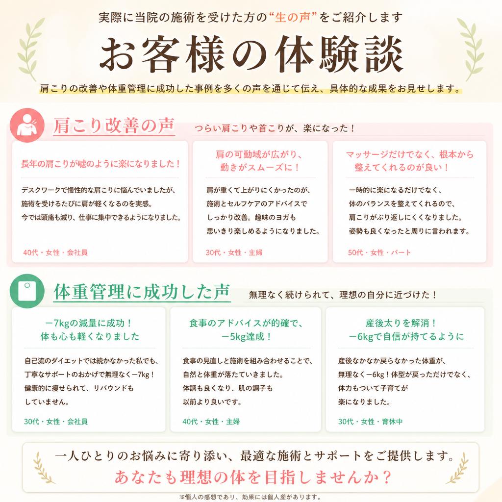 お客様の声