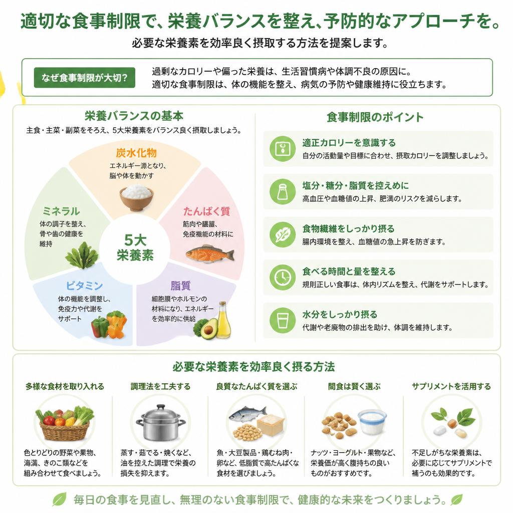 食事制限の重要性
