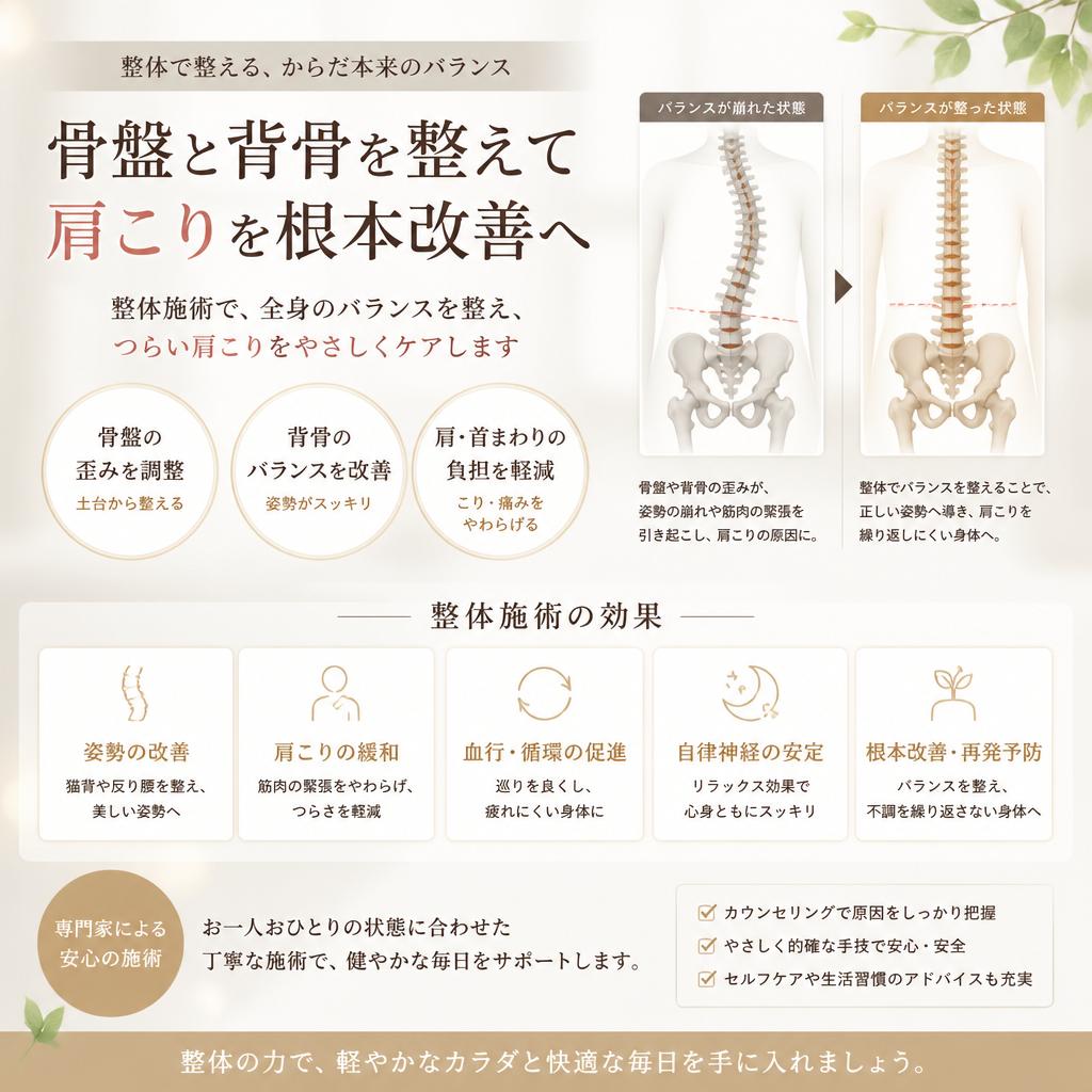 整体による改善方法