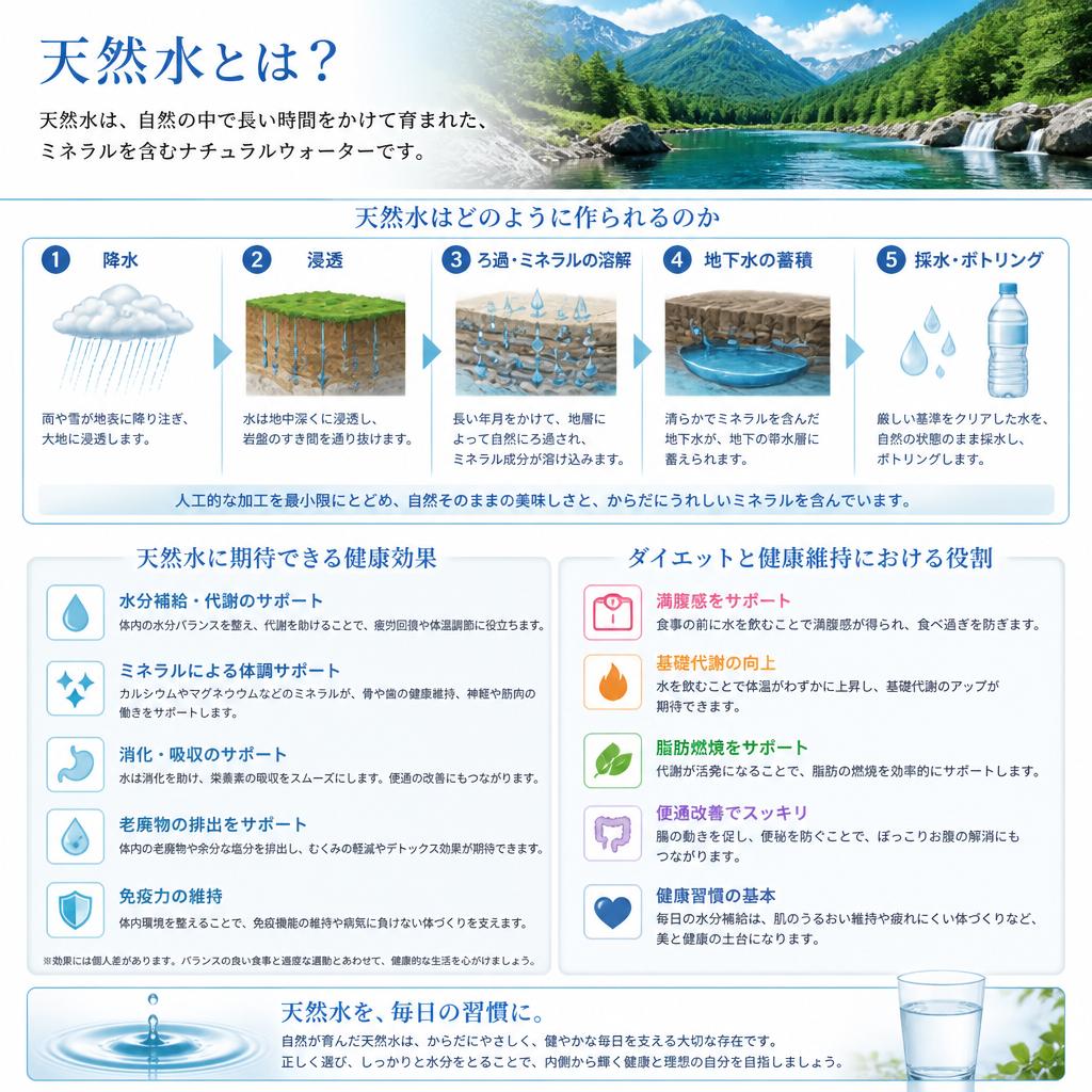 2. 天然水の魅力と特徴