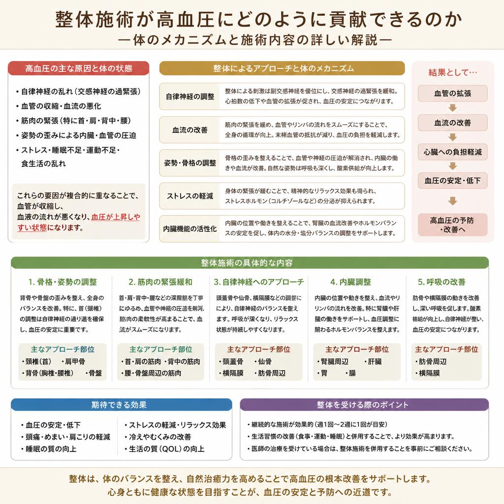 整体による血圧正常化のアプローチ