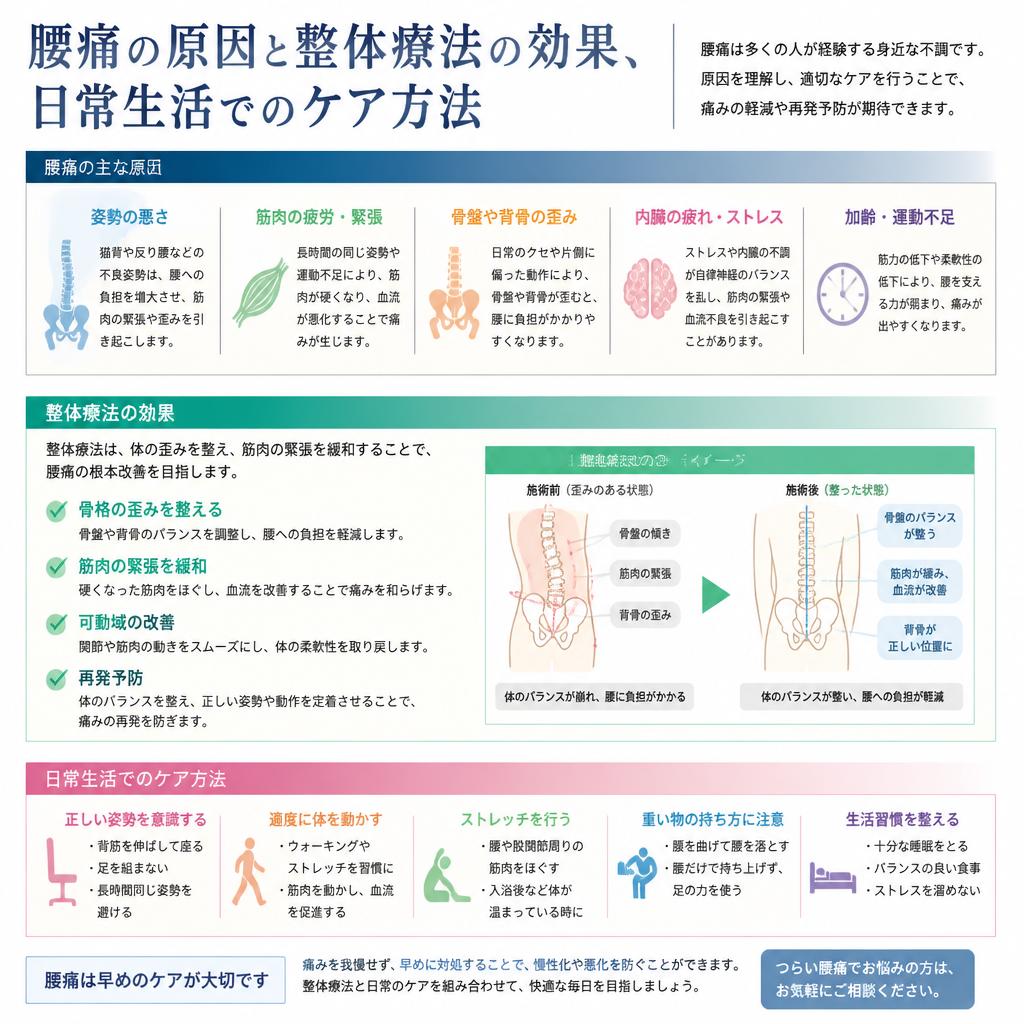 4. 腰痛改善のためのアプローチ