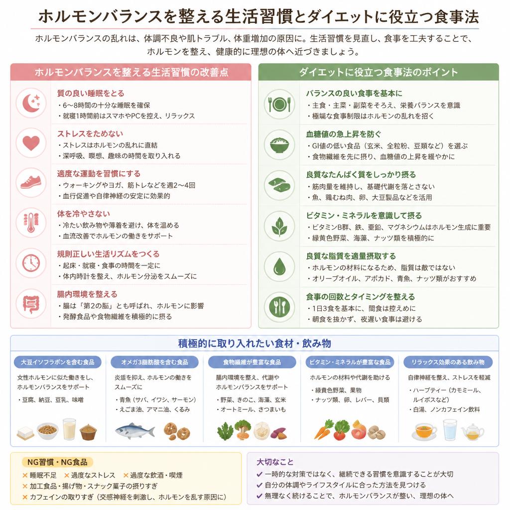 生活習慣の見直し