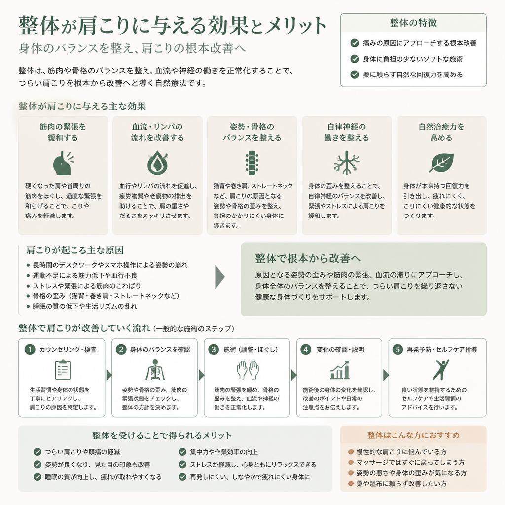 5. 整体の効果とは？