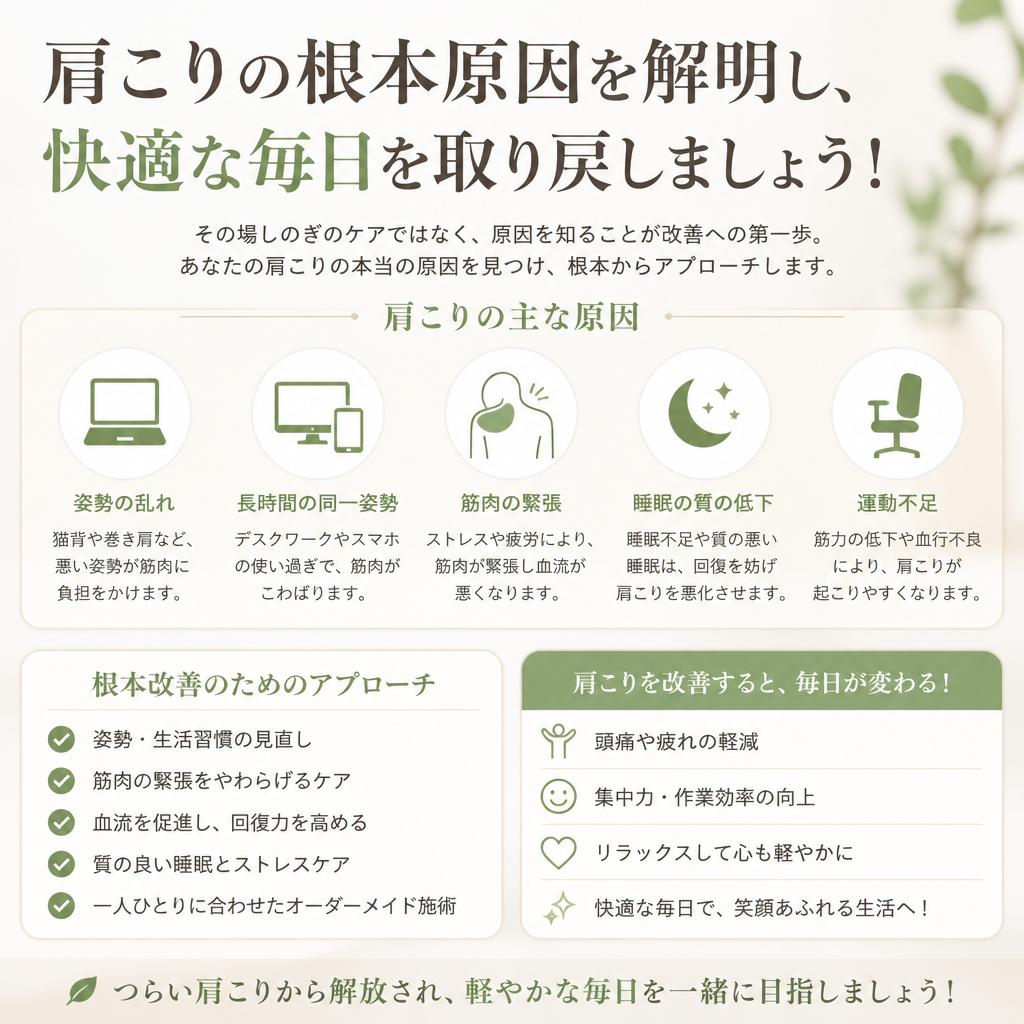 肩こりの原因は○○筋にある？③|茨城県ひたちなか市で整体ならBody Make Salute