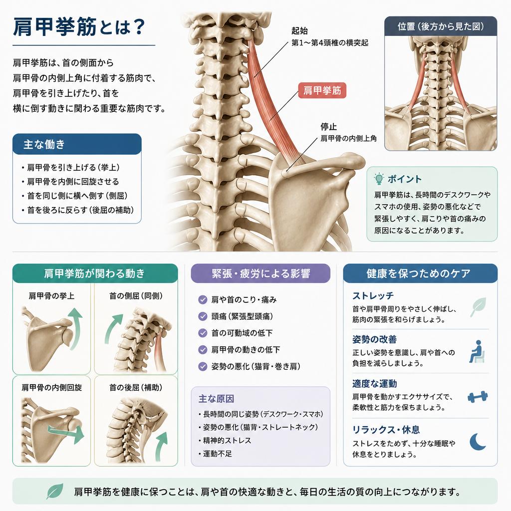 肩甲挙筋とは？