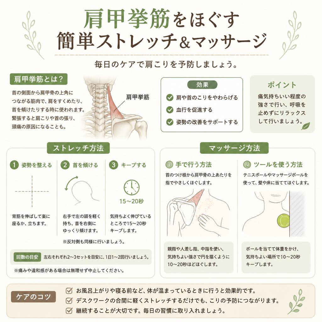 自宅でできるセルフケア
