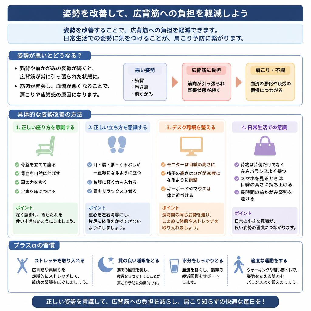 姿勢改善の重要性