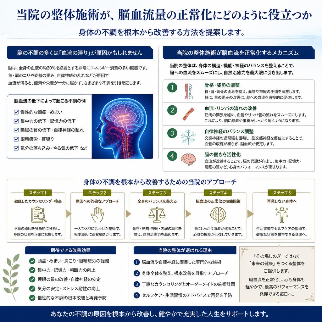整体施術でのアプローチ