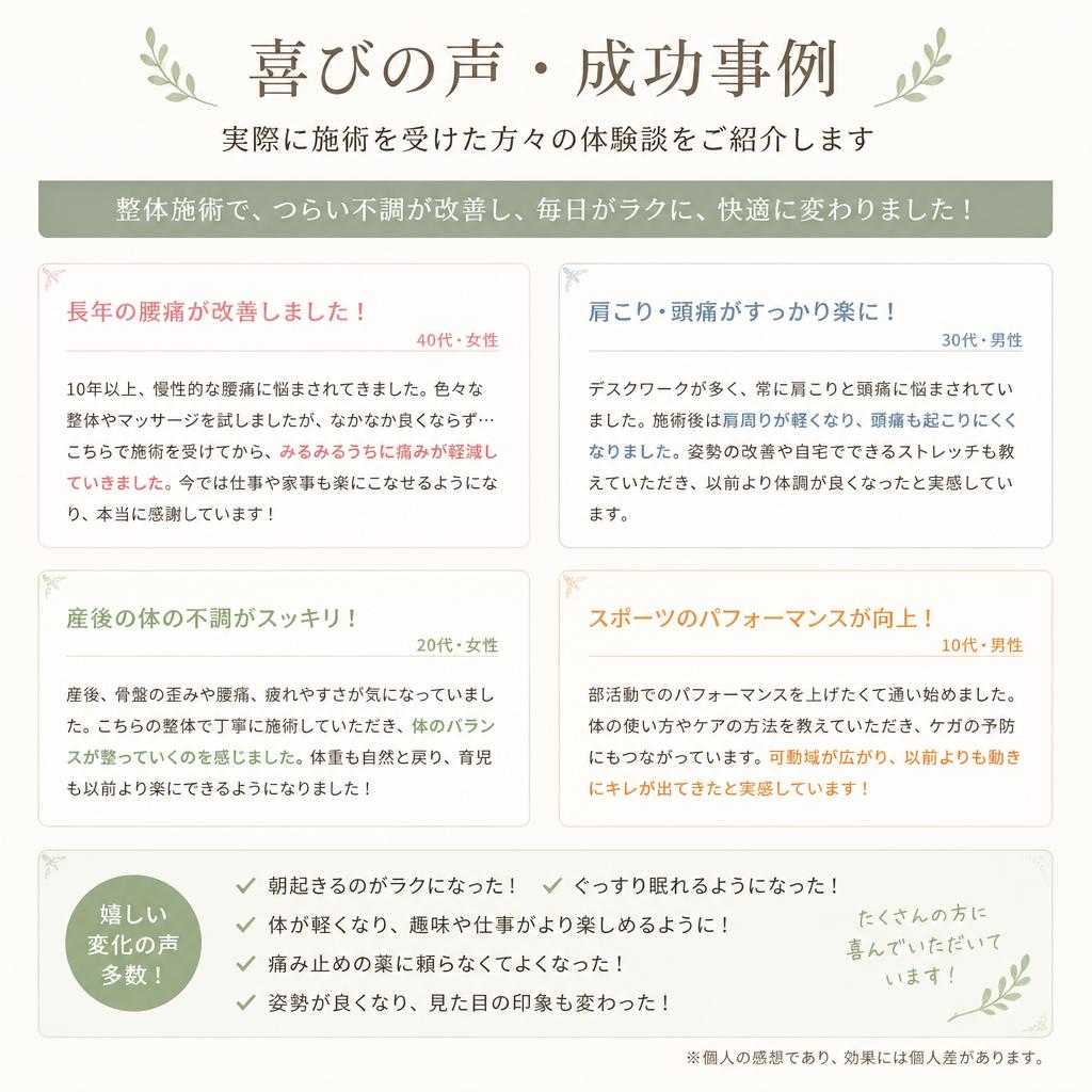 お客様の声
