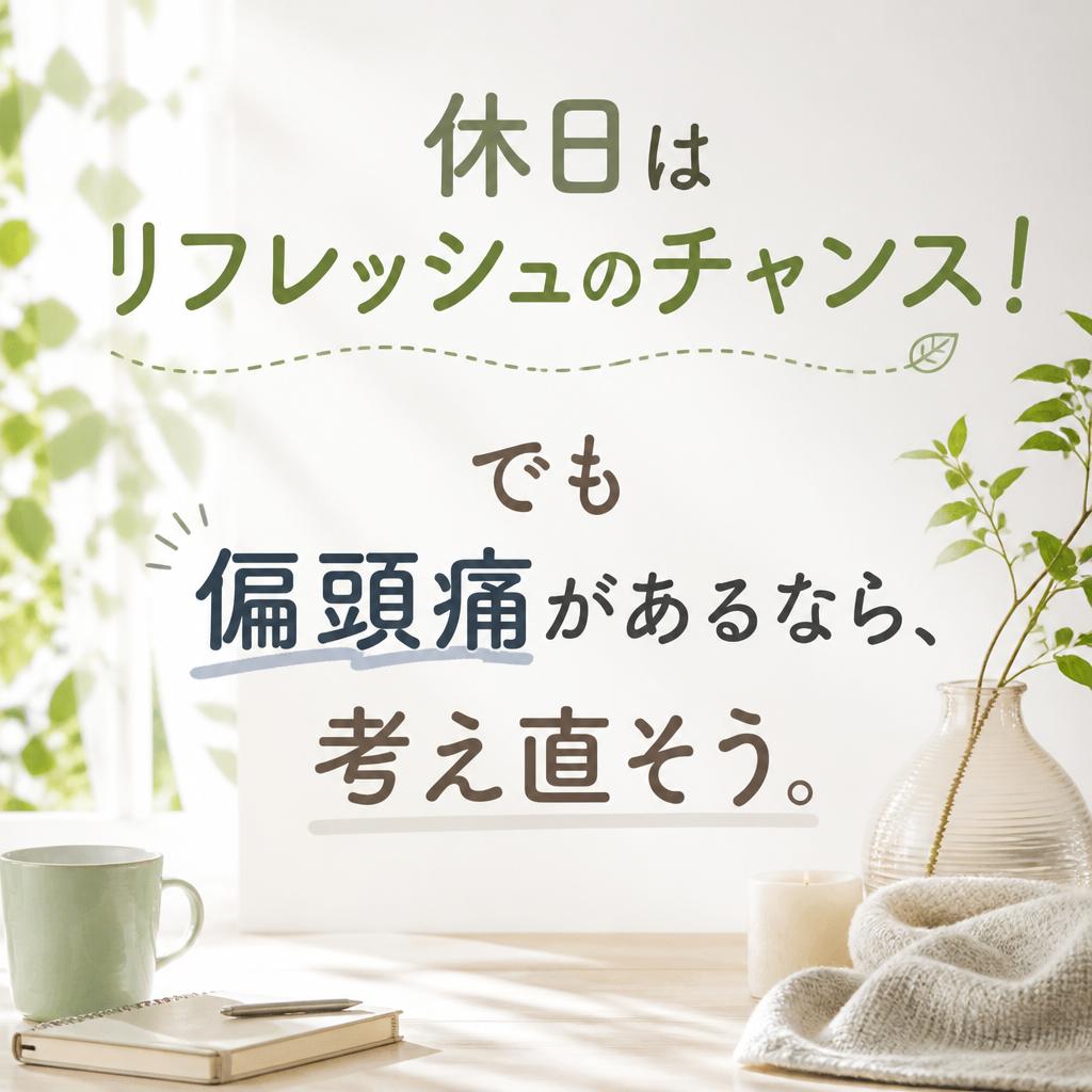 休日なのに頭痛が出る。その原因とは？|茨城県ひたちなか市で整体ならBody Make Salute