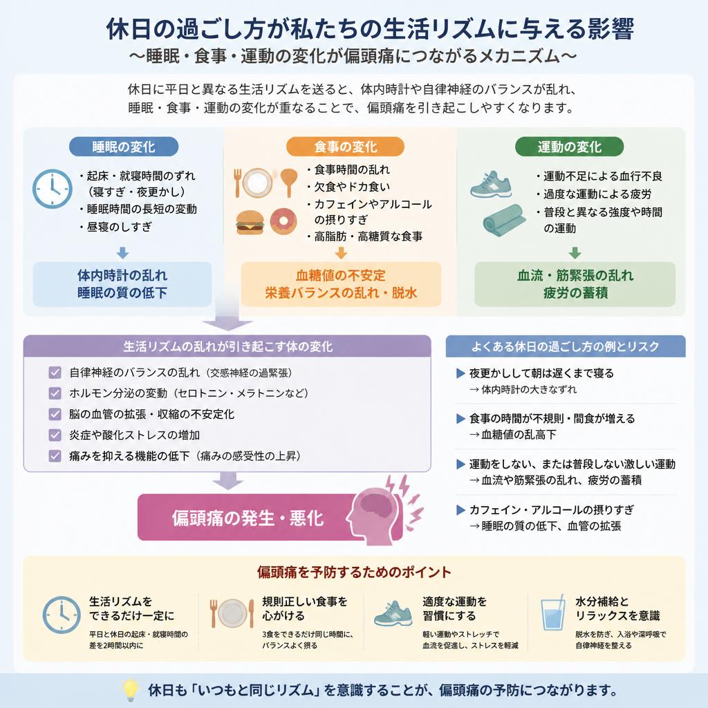 気づきにくい生活リズムの変化