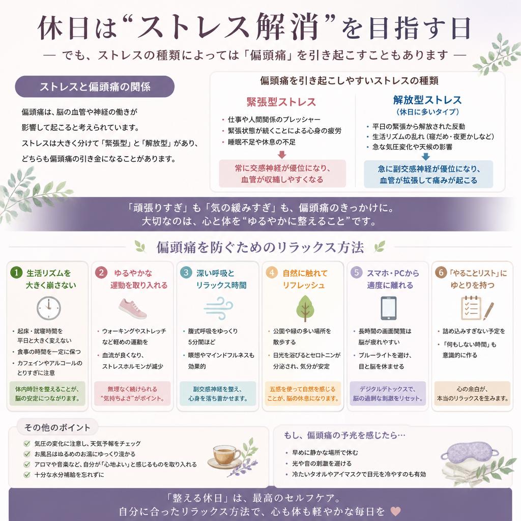 ストレスとリラクゼーションのバランス