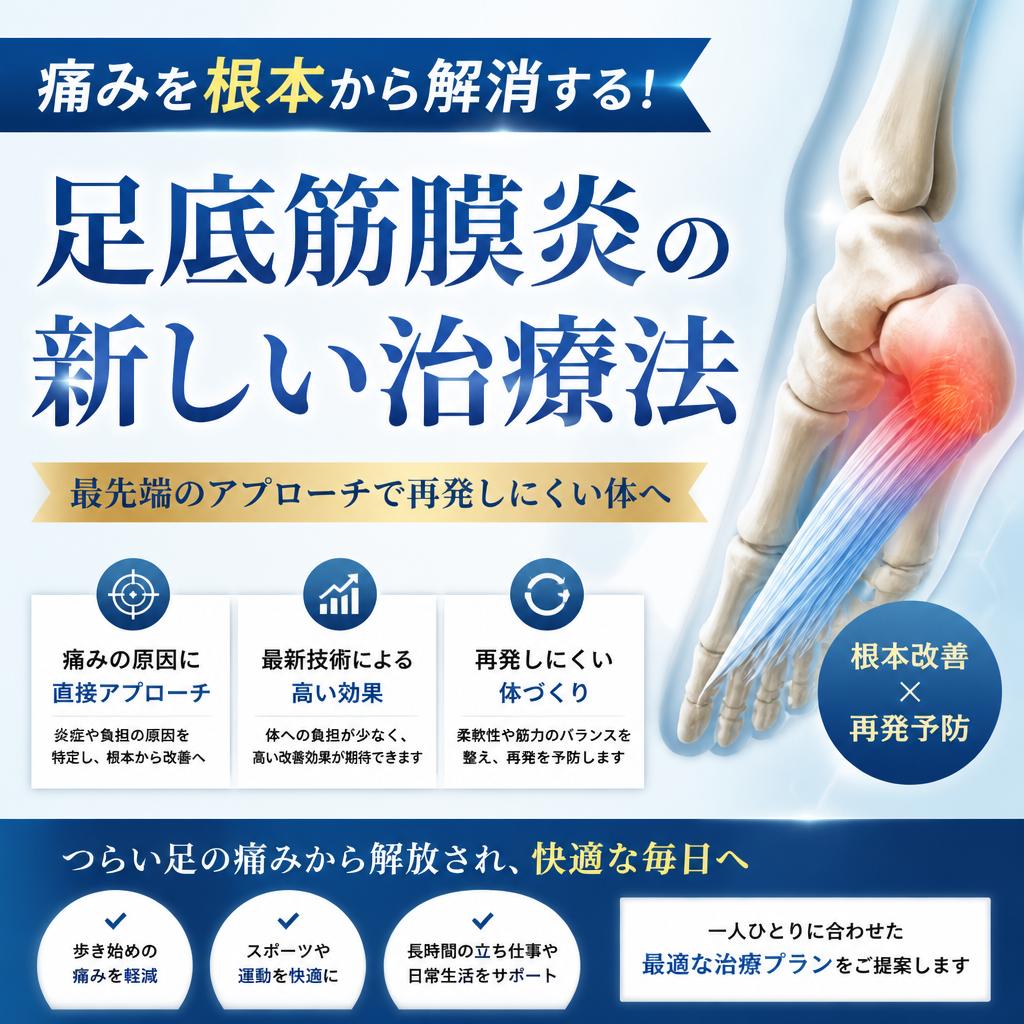 整体で足底筋膜炎を解消する！|茨城県ひたちなか市で整体ならBody Make Salute