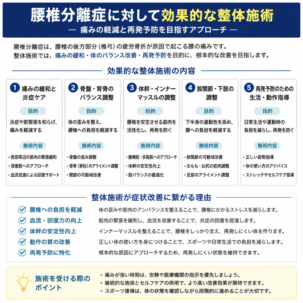 4. おすすめの整体施術