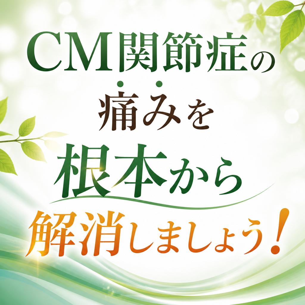 CM関節症の痛みを根本から解消|茨城県ひたちなか市で整体ならBody Make Salute