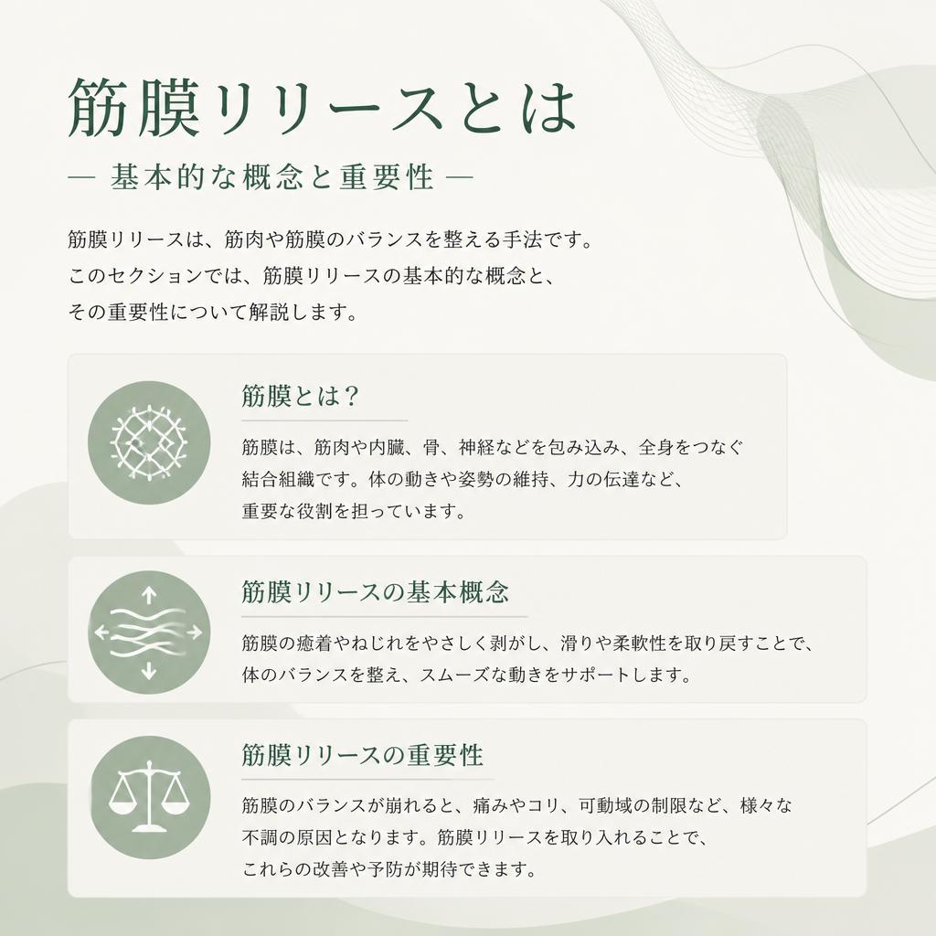 筋膜リリースとは？