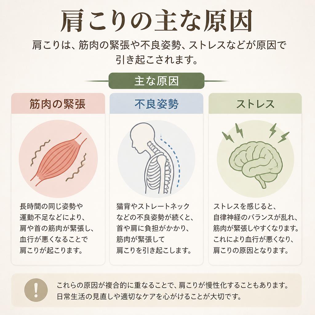 肩こりのメカニズムとは？