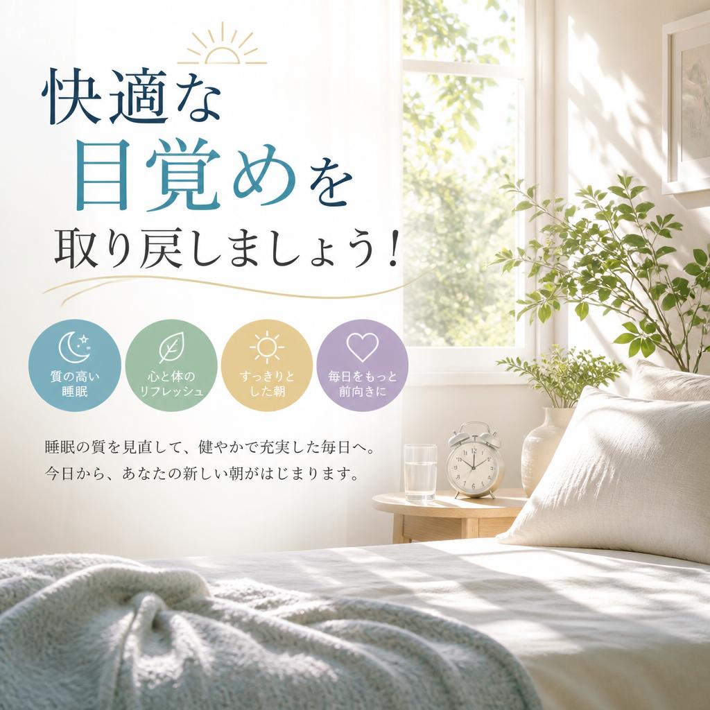 肩こりなく快適な朝を迎えるために|茨城県ひたちなか市で整体ならBody Make Salute
