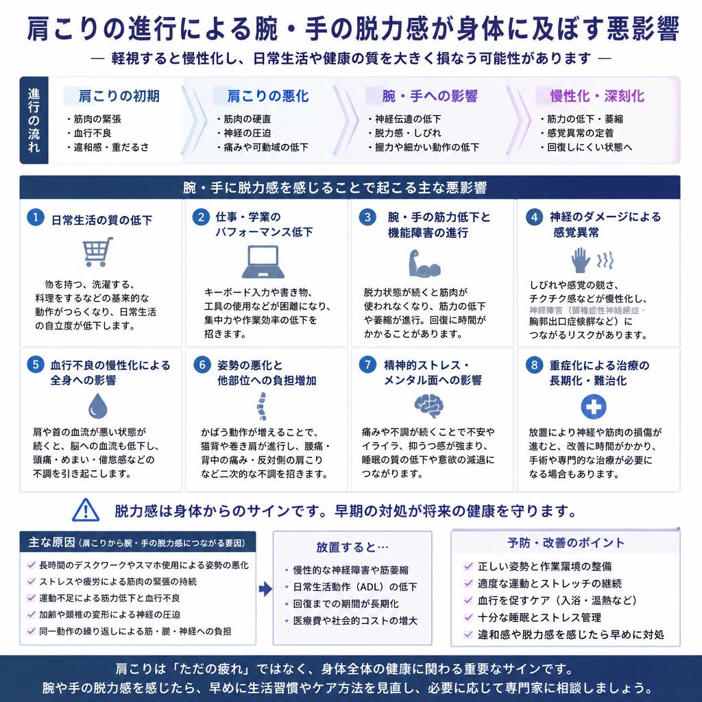 重症化のサイン：脱力感とその影響