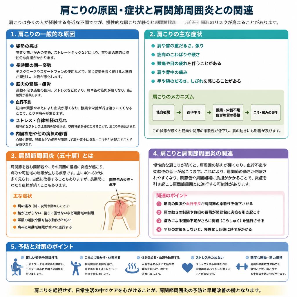 肩こりの原因と症状