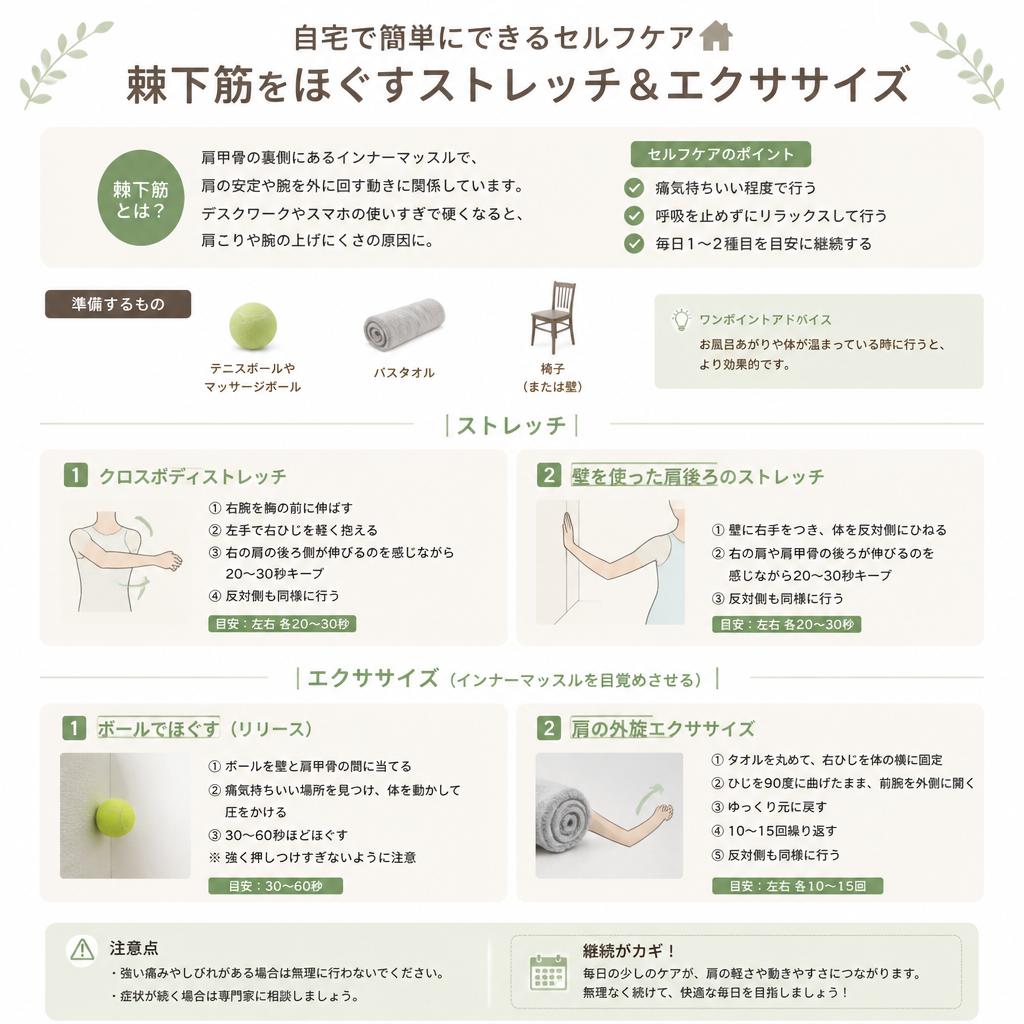 痛みを軽減！セルフケア法