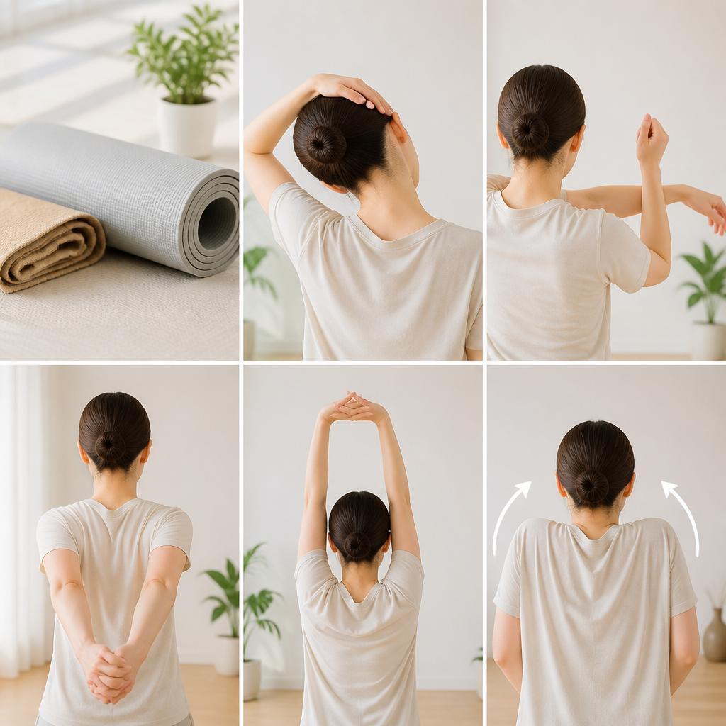 肩こり解消のためのストレッチ方法